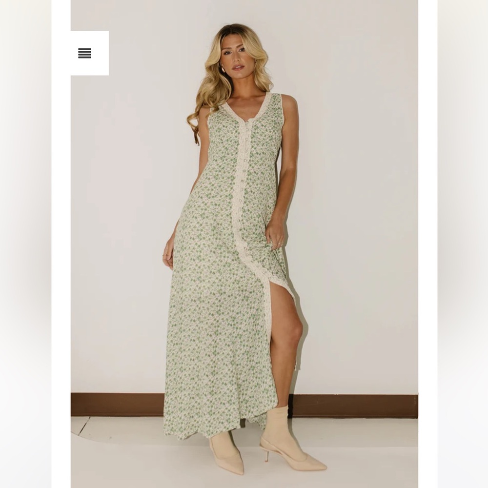 Zoco honey floral maxi dress